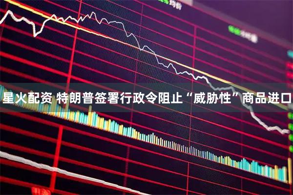 星火配资 特朗普签署行政令阻止“威胁性”商品进口
